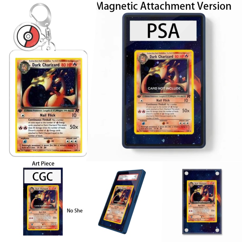 Display Case Acrylic - Kunstvoller Acryl-Schutzbehälter für Pokemon TCG Rocket