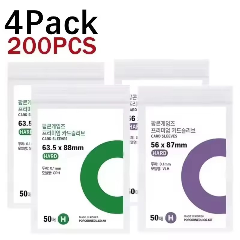 Card Penny Sleeve - 56x87mm 63,5x88mm Kartenhüllen Transparente PP Kpop-Kartenhalter