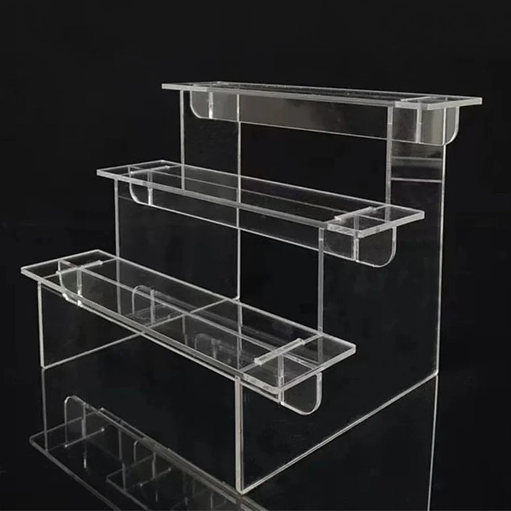 Pop Display Shelf - 1-5-stufiger Acryl-Displayst änder transparente Leiter hand
