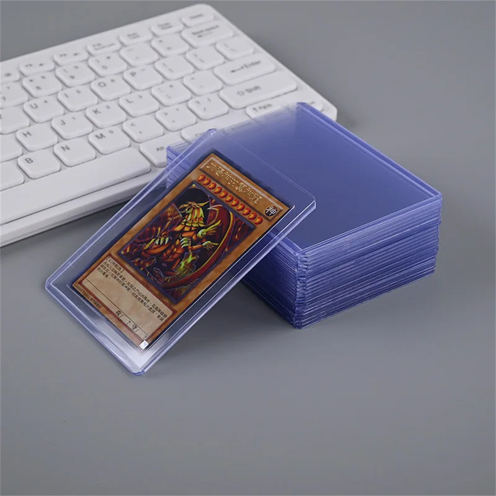 Card Top Loader - 25 Stück PVC-Kartenhülle aus Hartplastik mit