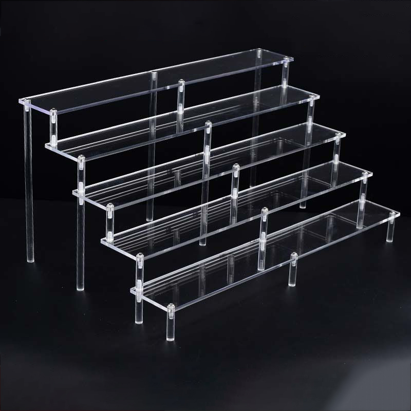 Klarer 1-6 Tier Acryl Displays – Pop Display Shelf Bewertung und Preis
