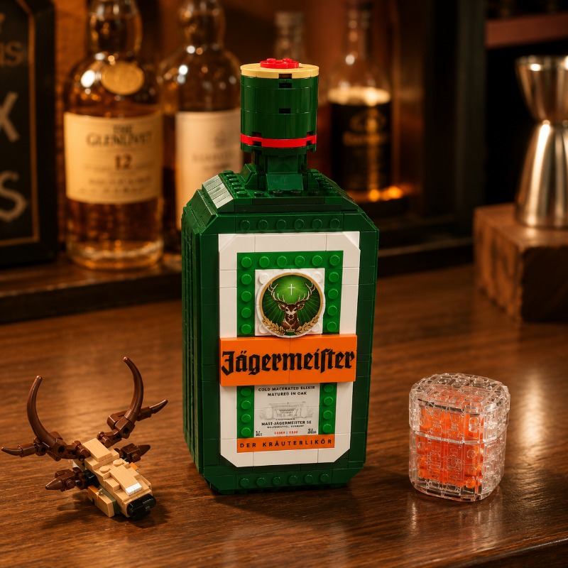 Jägermeister Likörflasche Baus – Building Block Mini Bewertung und Preis