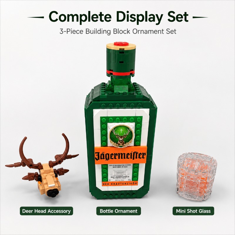 Jägermeister Likörflasche Baus – Building Block Mini Bewertung und Preis