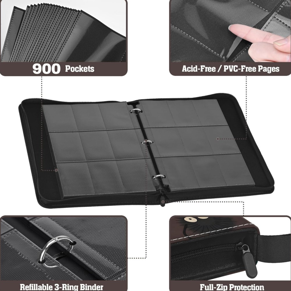 Kartenordner mit 9 Taschen, do – Trading Card Binder Bewertung und Preis