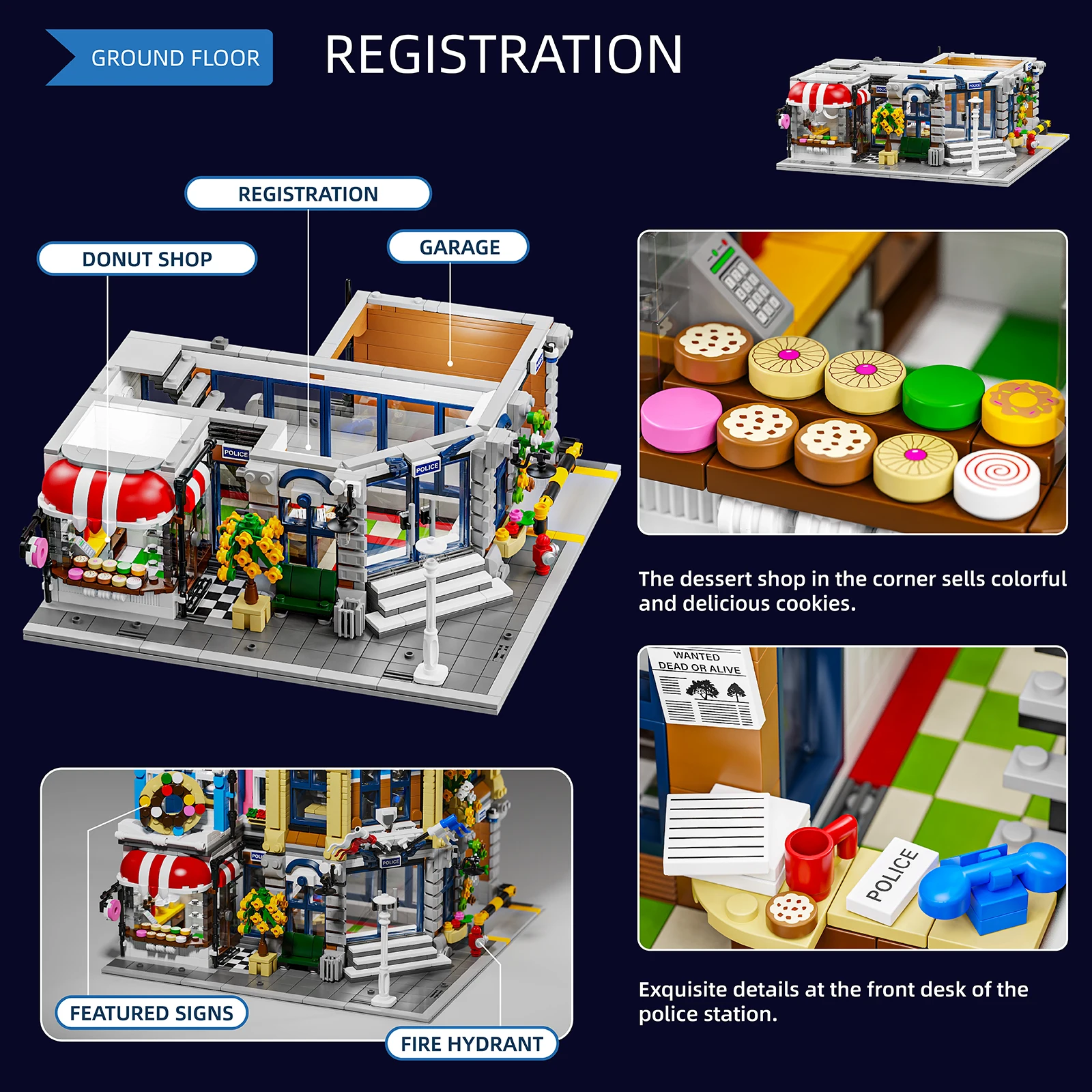 Stadt Polizeistation Haus Modu – Lego Set City Bewertung und Preis